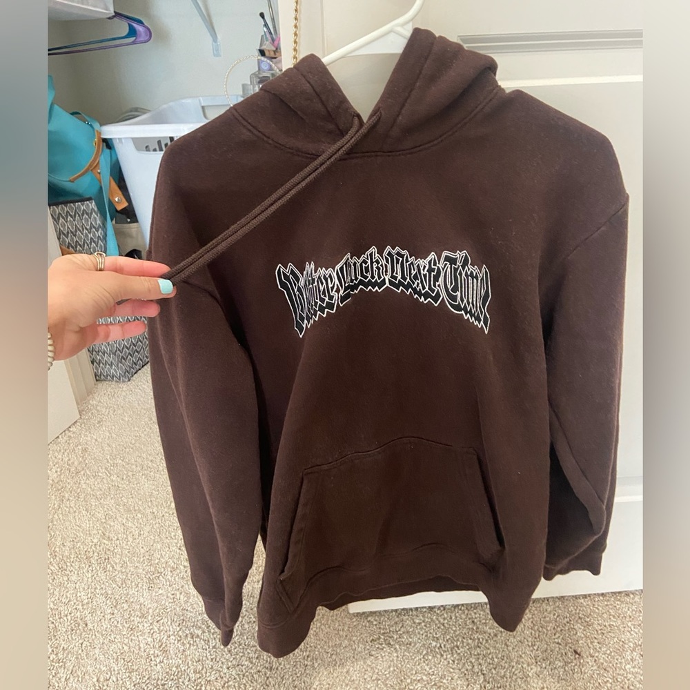Brown Better luck next time hoodie
